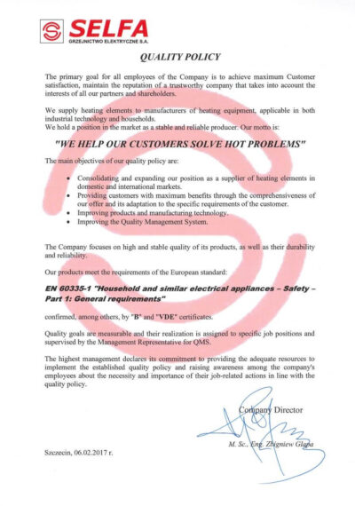 Quality-policy-rotated