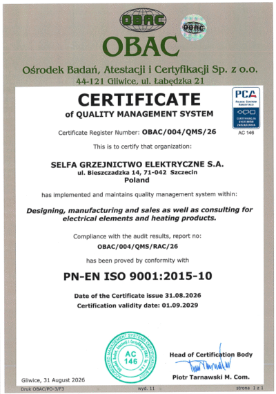 OBAC 004 QMS 26 SELFA EN